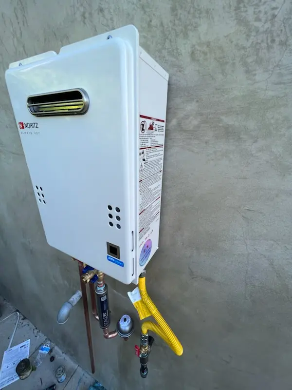 Tankless water heater installation for Hickory Lakes homes